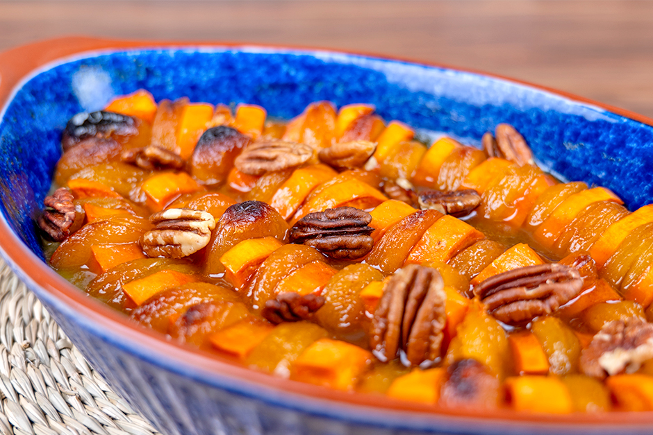 Sweet Potatoes with Dried Apricots