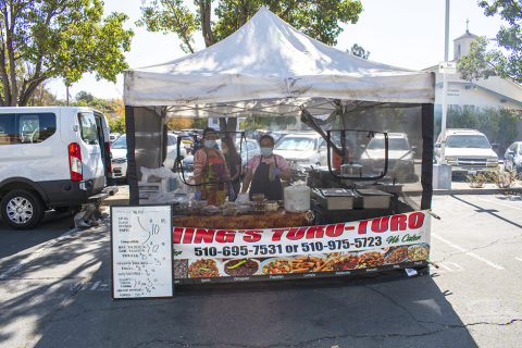 Owners of Ching's Toro Toro in their stall