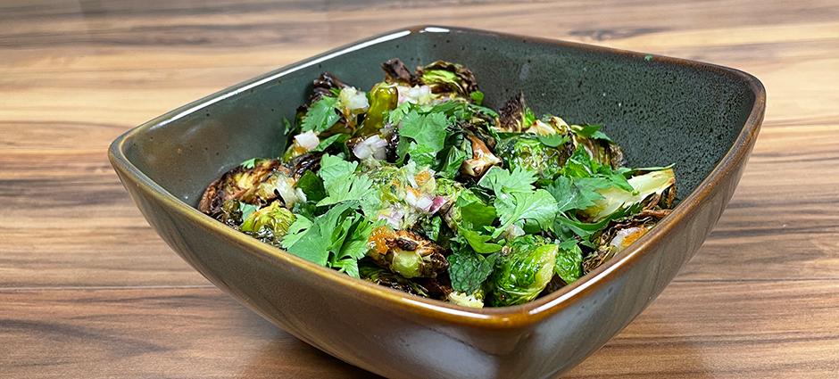 Air Fryer Thai Brussels Sprouts