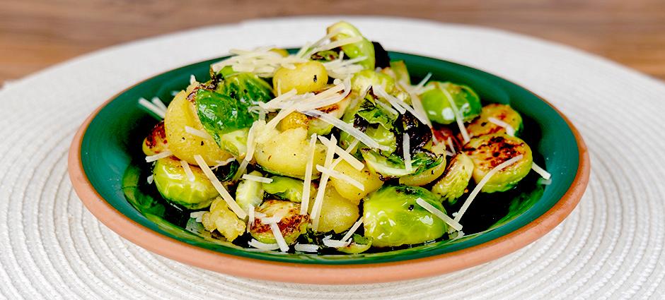 Crisp Gnocchi with Brussels Sprouts & Brown Butter