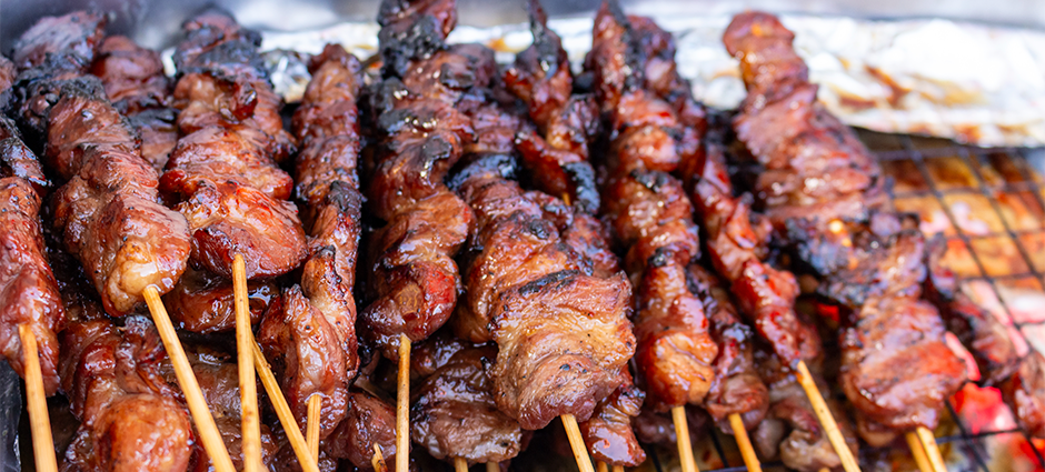 Ching's Turo Turo chicken skewer